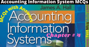 Accounting Information System by James Hall MCQs with Answers